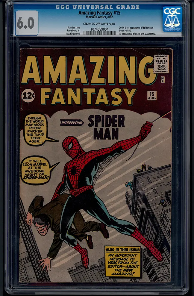 Amazing Fantasy 15 CGC 6.0.webp