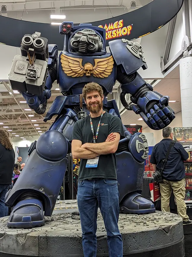TCG Machines - Graeme at the 2024 GAMA Expo