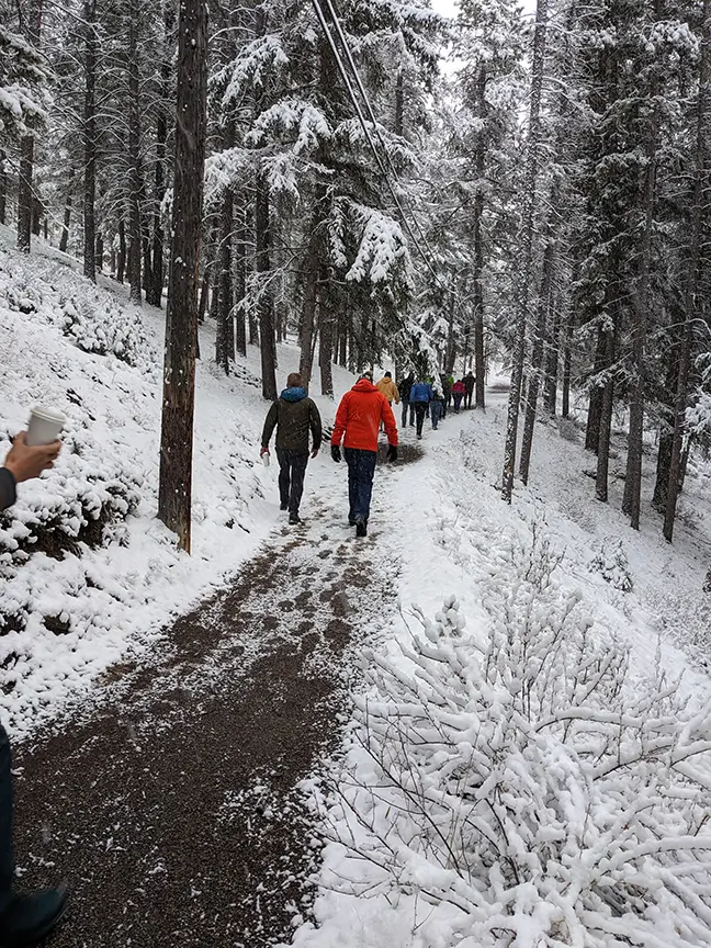 6 AM walk around Banff