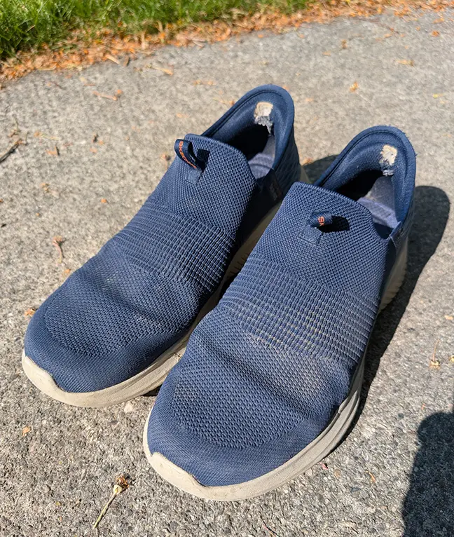 Graeme's sad shoes