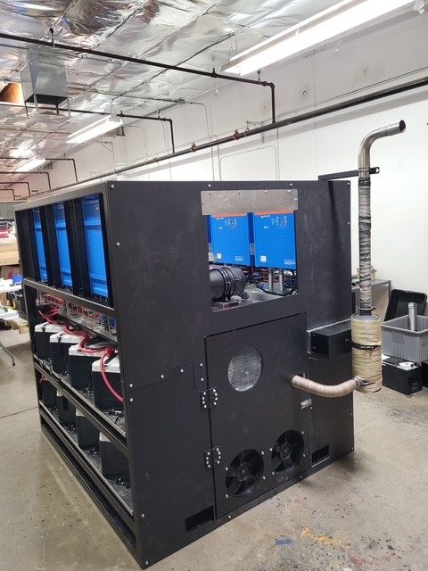 Stratix Power Systems — Modula S prototype generator end, complete system build