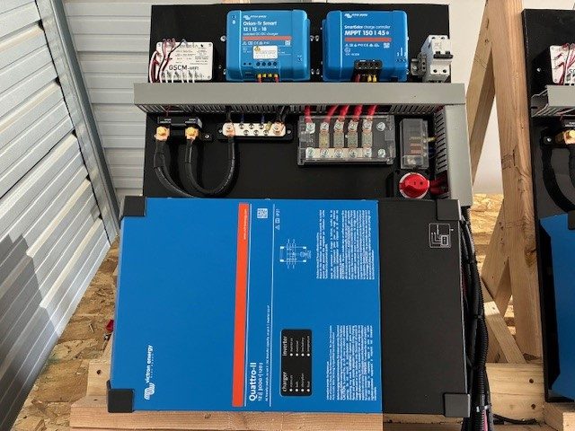 Field-deployed communications trailer — hybrid power system