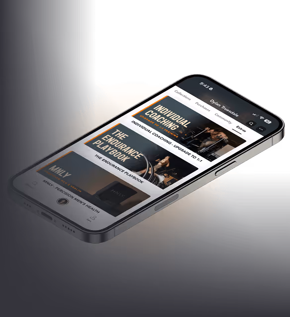 Phone mockup showing a screenshot of the extras panel
