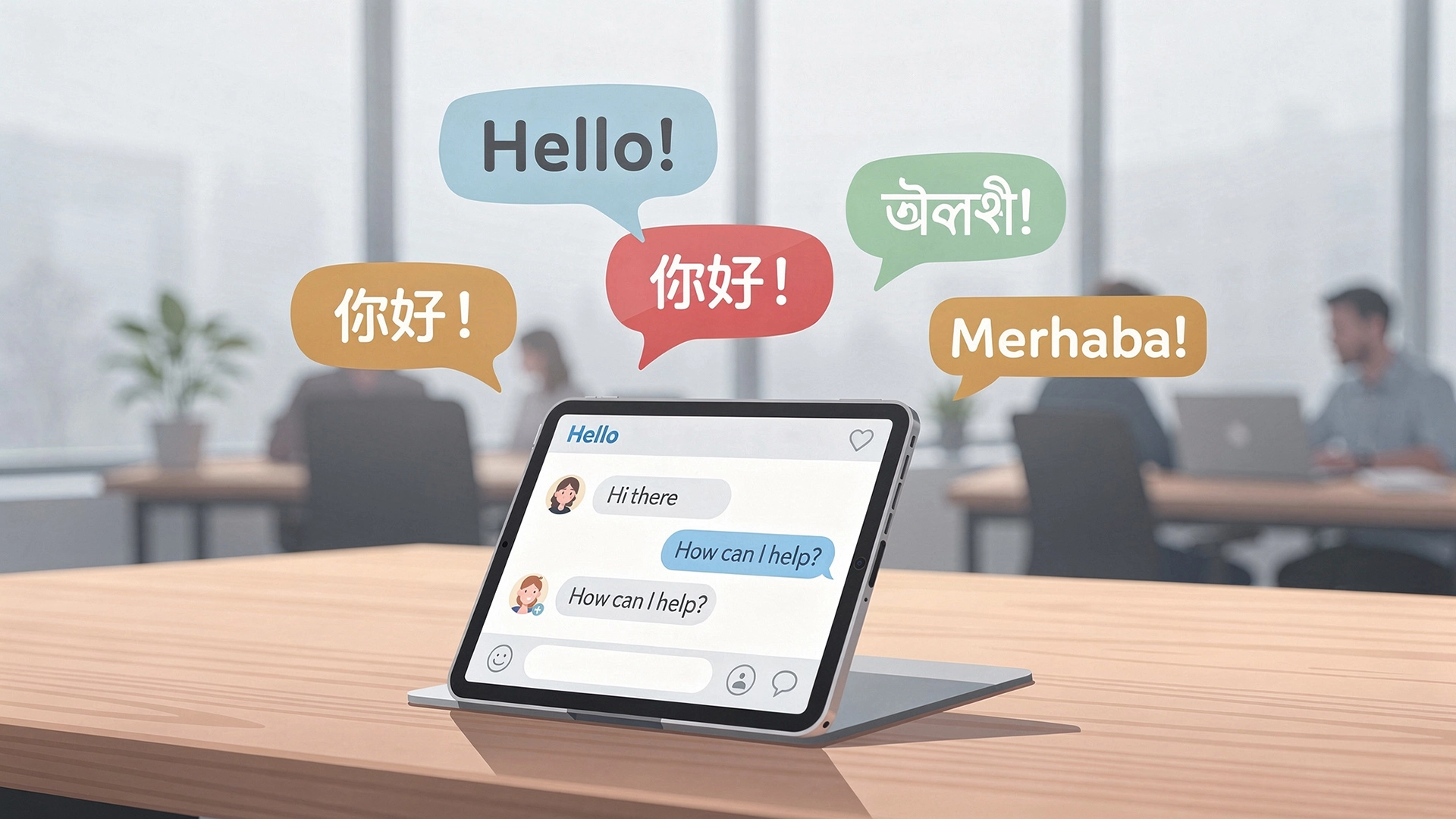 A multilingual digital intake assistant chatting with prospective immigration clients
