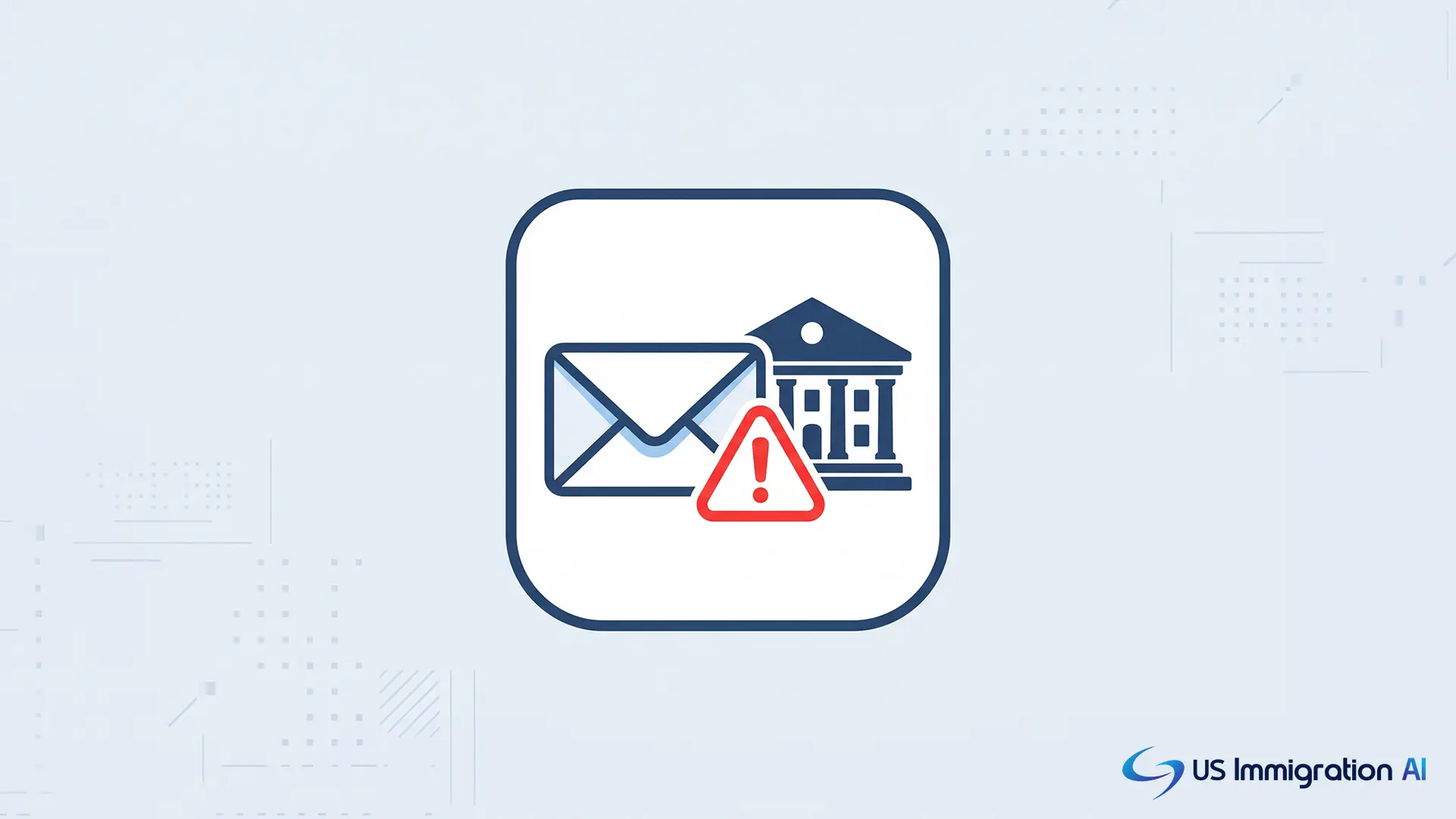 "Warning sign for phishing scams disguised as court notices
