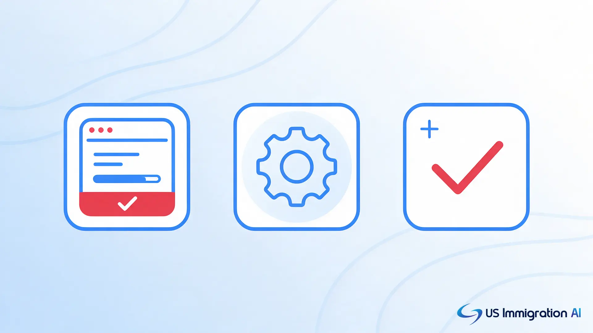 A webpage icon with a gear and a checkmark, representing technical SEO fixes like speed, indexing, and mobile readiness