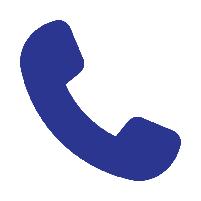 Icono de telefono en color azul