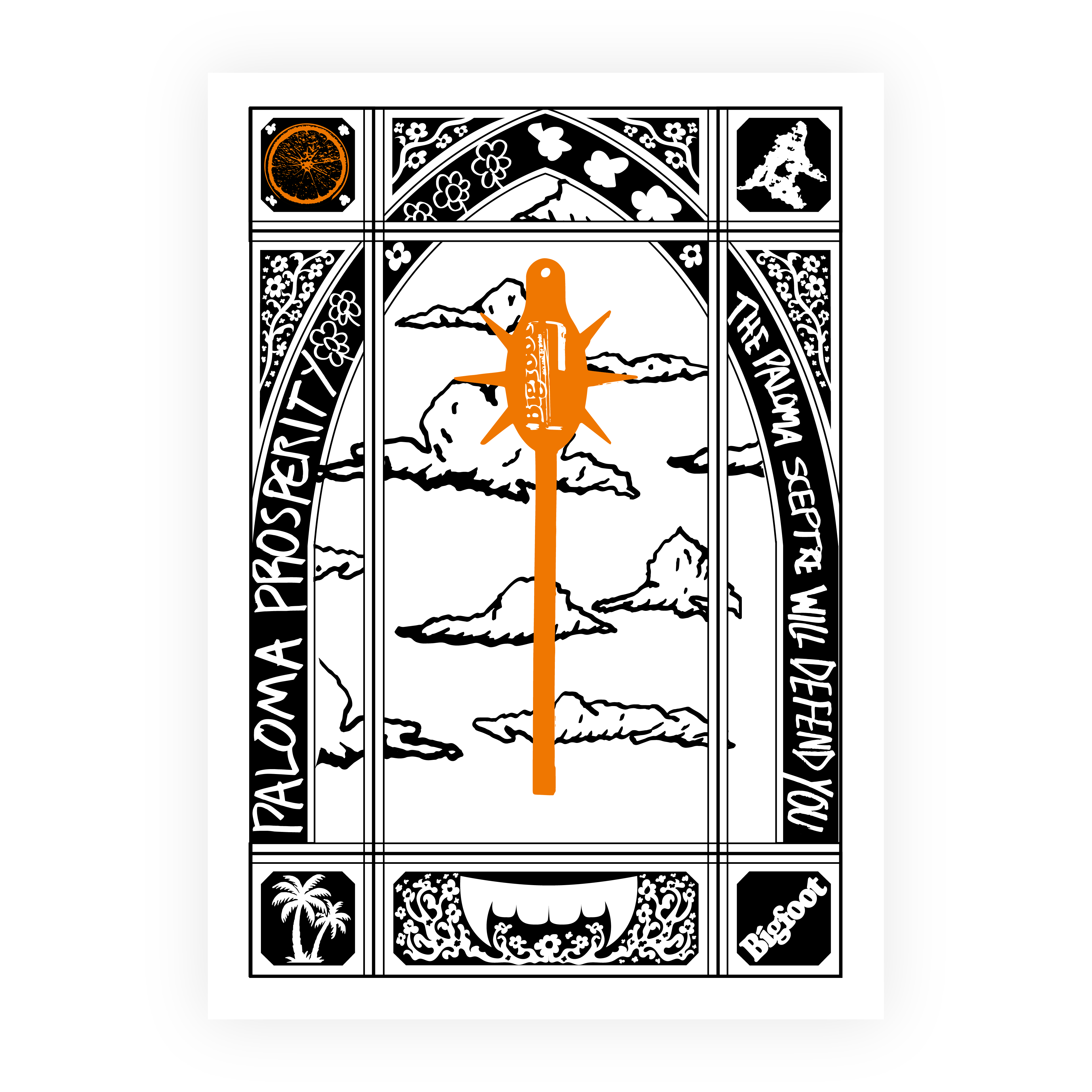 Paloma Sceptre Print