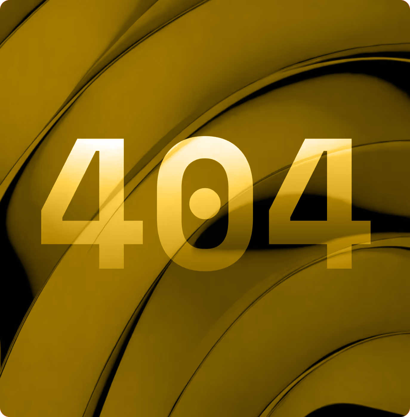 Illustration abstraite jaune portant le nombre 404