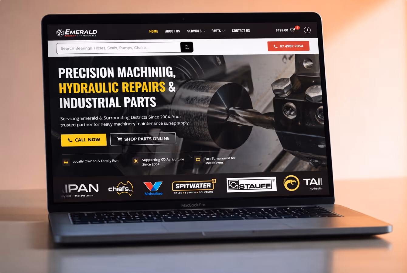 Emerald-Bearings-on-a-Macbook