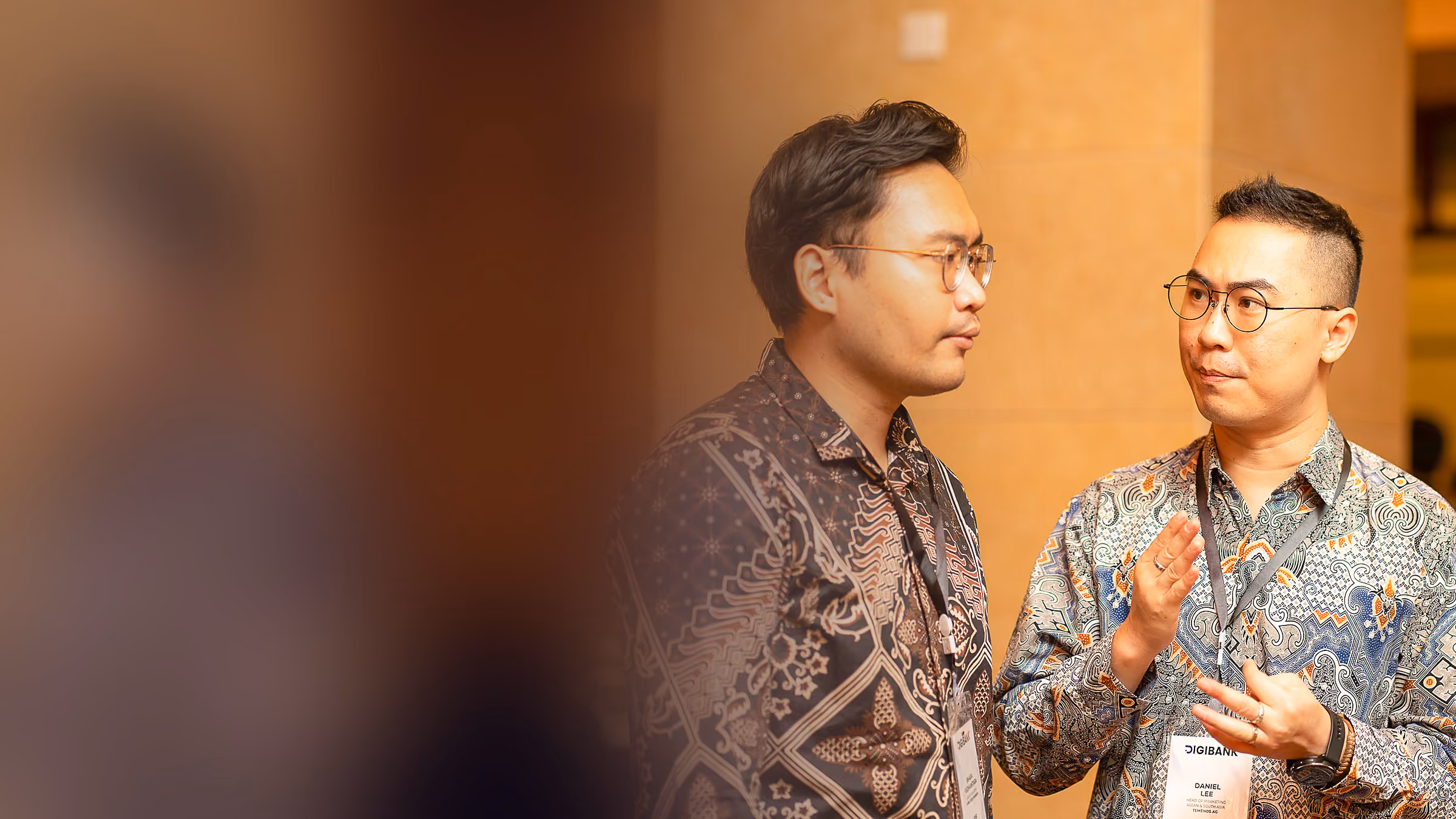 Delegates networking at a PMG Events summit in Indonesia