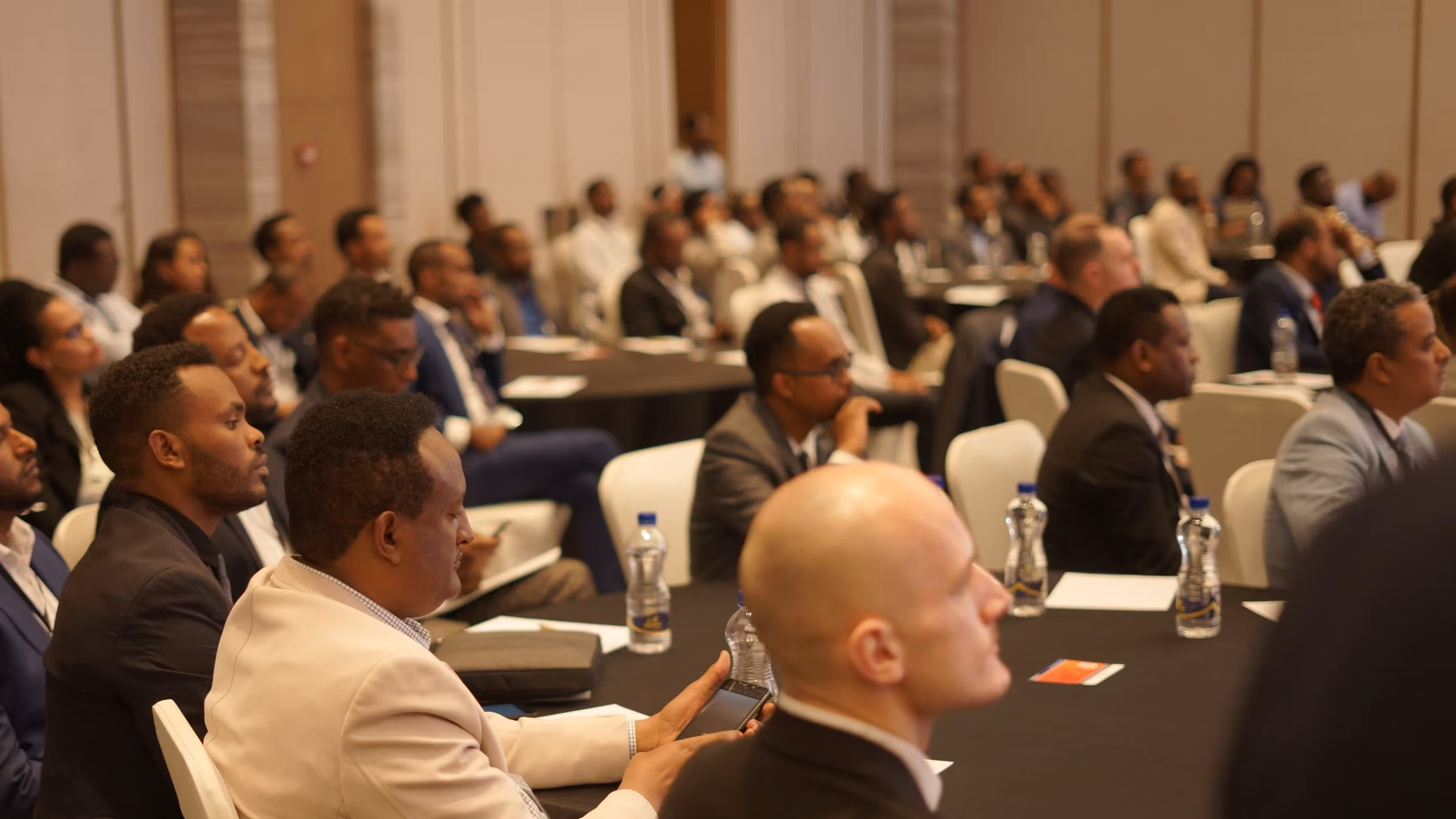 Senior delegates in the audience at a PMG Events summit in Ethiopia