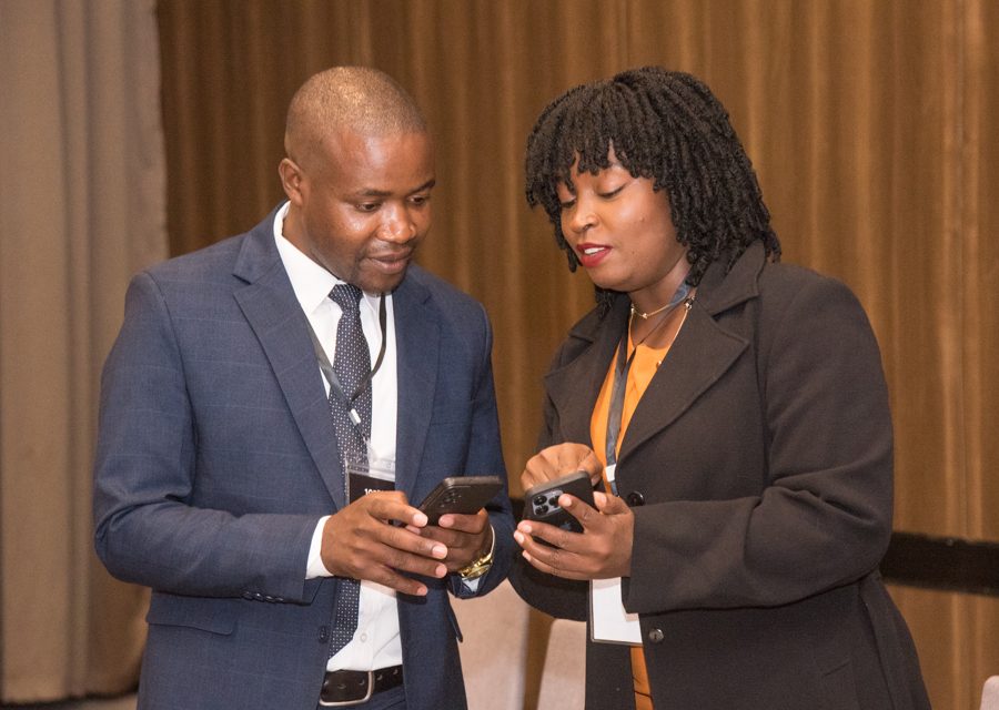 Delegates in conversation at a PMG Events summit in Kenya