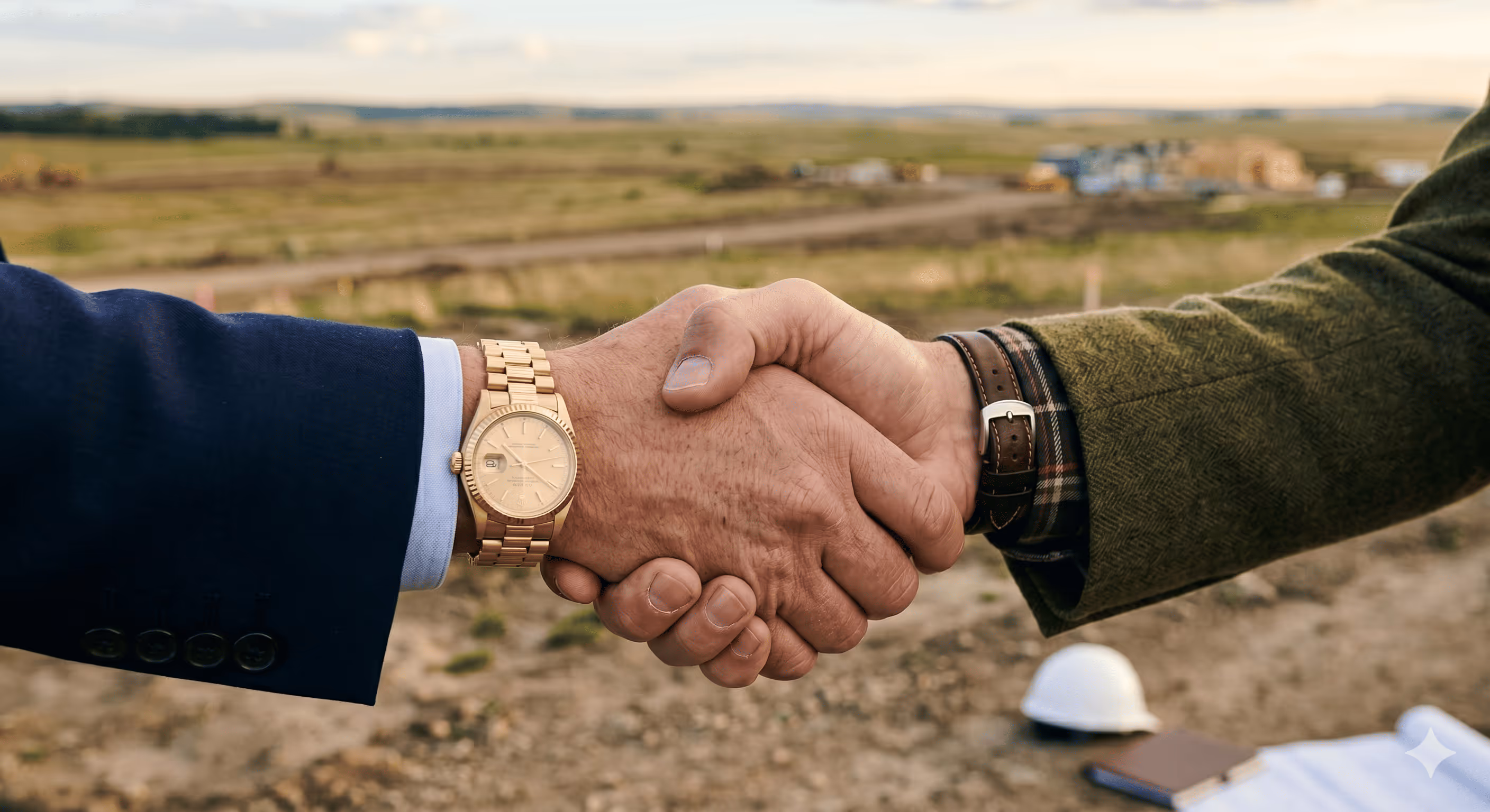Safe owner-financed land purchase with title company