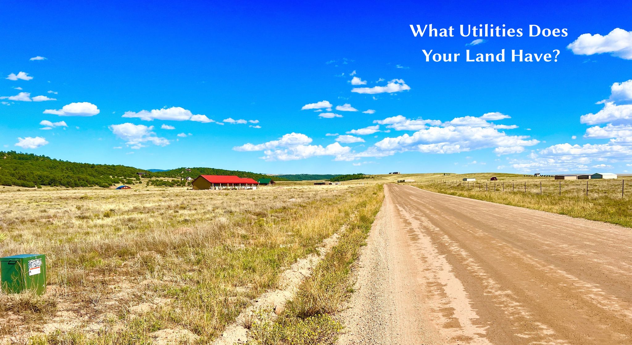Checking utilities on vacant land after purchase