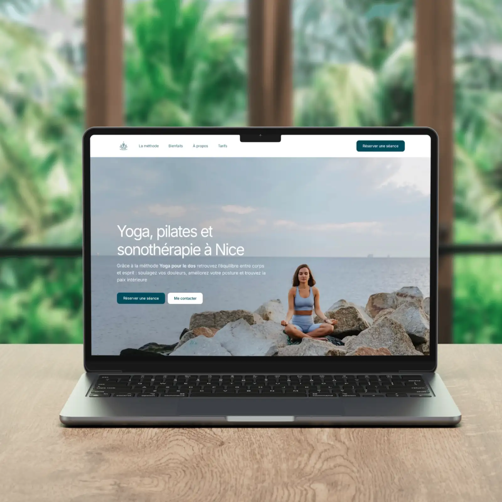 Aperçu du site Olsoyoga réalisé par Oraa Création.