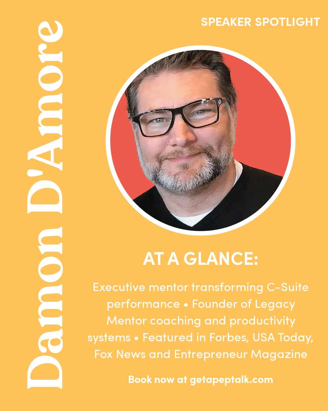Damon Damore Peptalk Spotlight Yellow