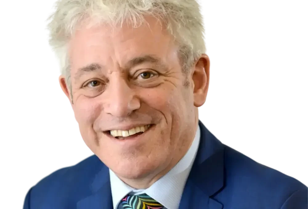 Rt Hon John Bercow, Speaker, Ex-House of Commons Leader, Pro Reform Advocate, Politics Expert
