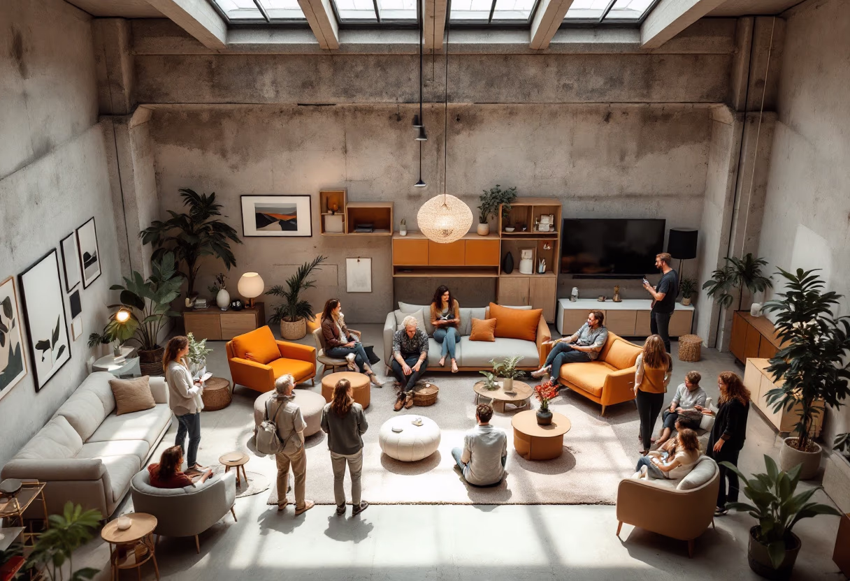 image of community involvement for a furniture store