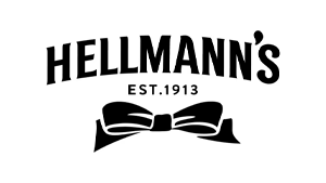 Hellmann's logo with a bow and EST. 1913 text below the brand name.
