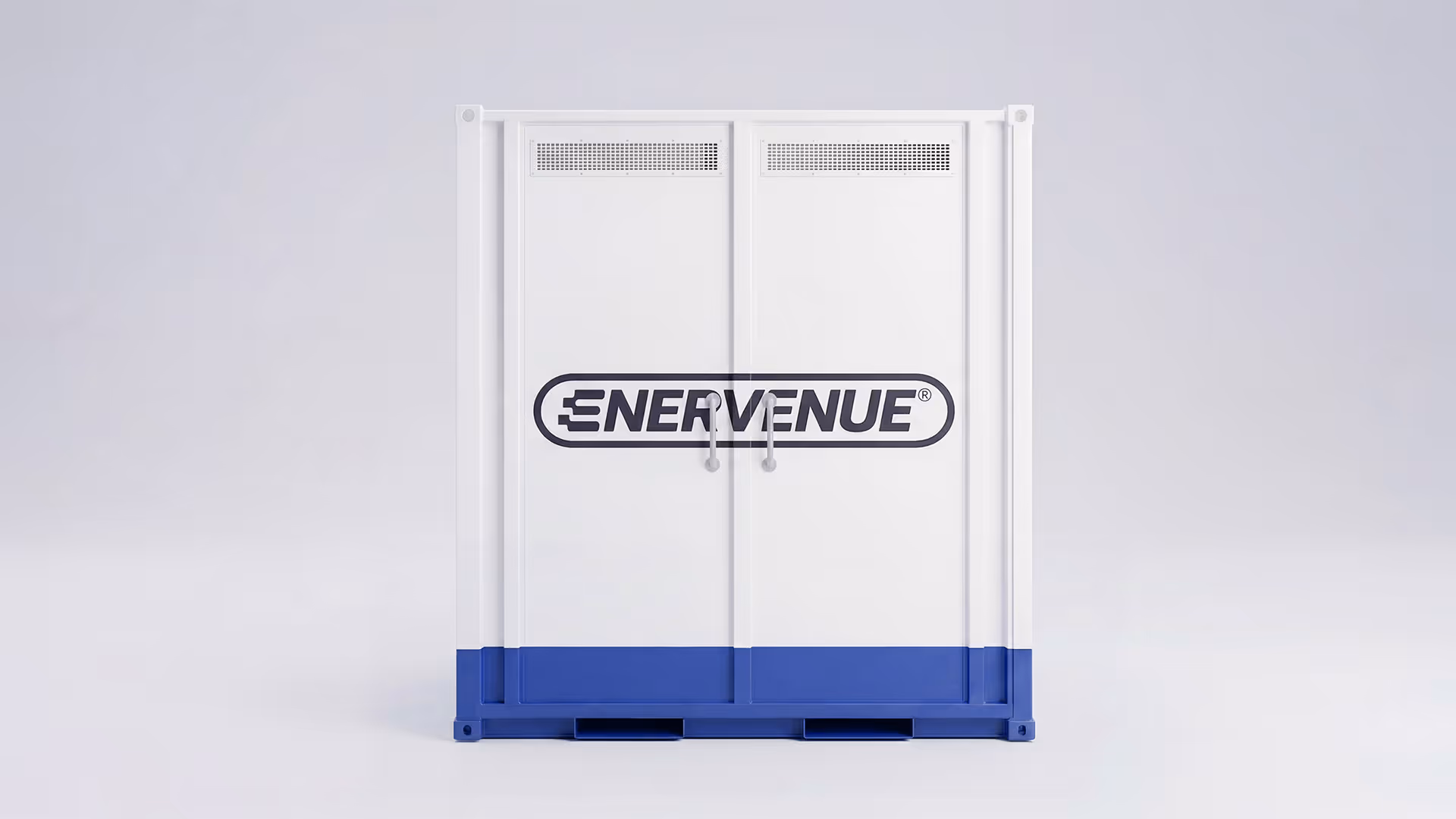 EnerVenue Energy Rack — a 150 kWh pre-integrated battery unit ready for grid-scale deployment