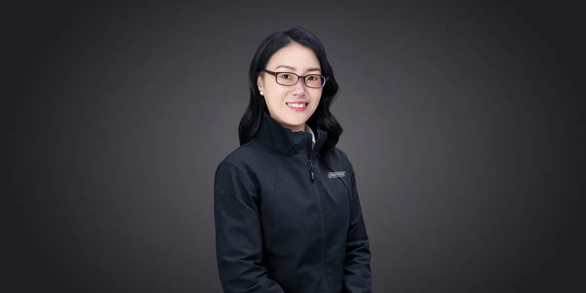 Headshot of Maryann Xu, CFO of EnerVenue