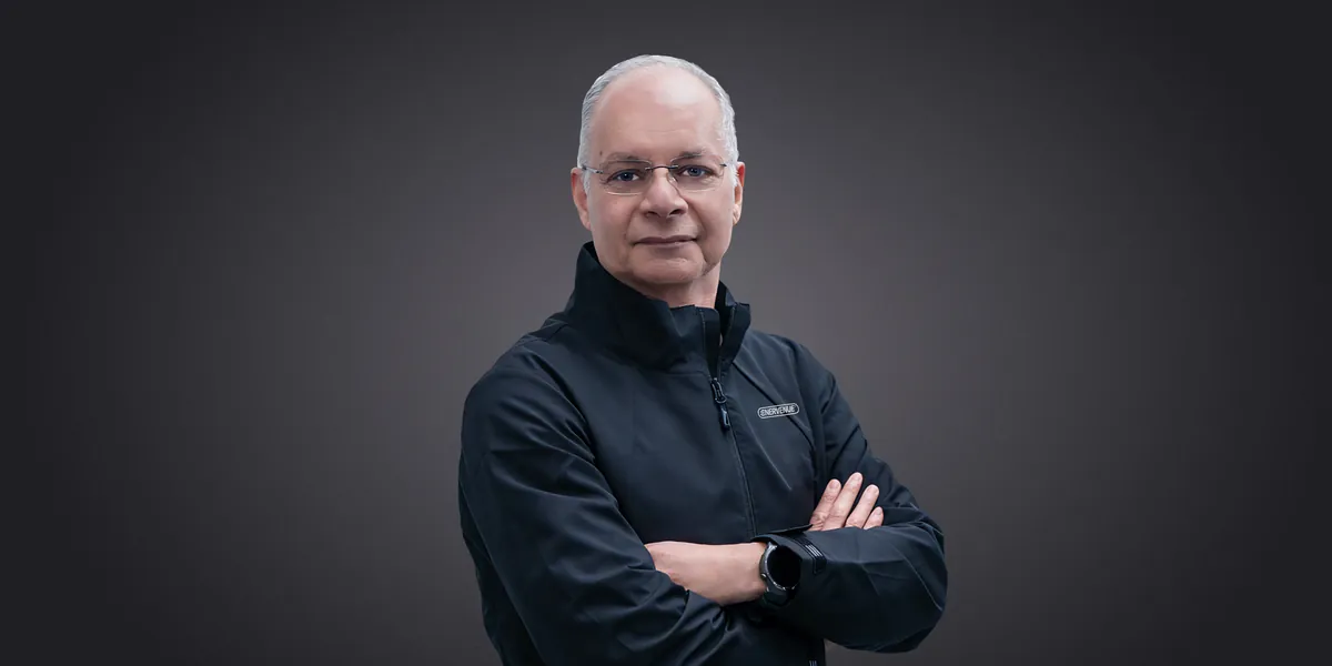 Headshot of Majid Keshavarz, CTO of EnerVenue