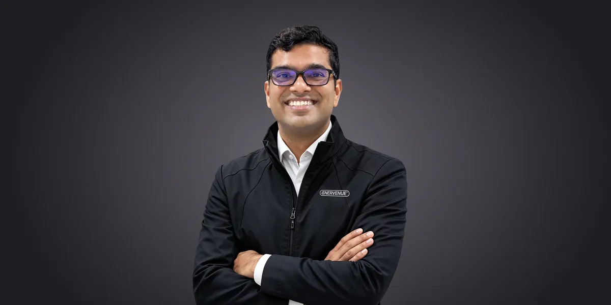 Headshot of Rahul Mehta, CRO of EnerVenue