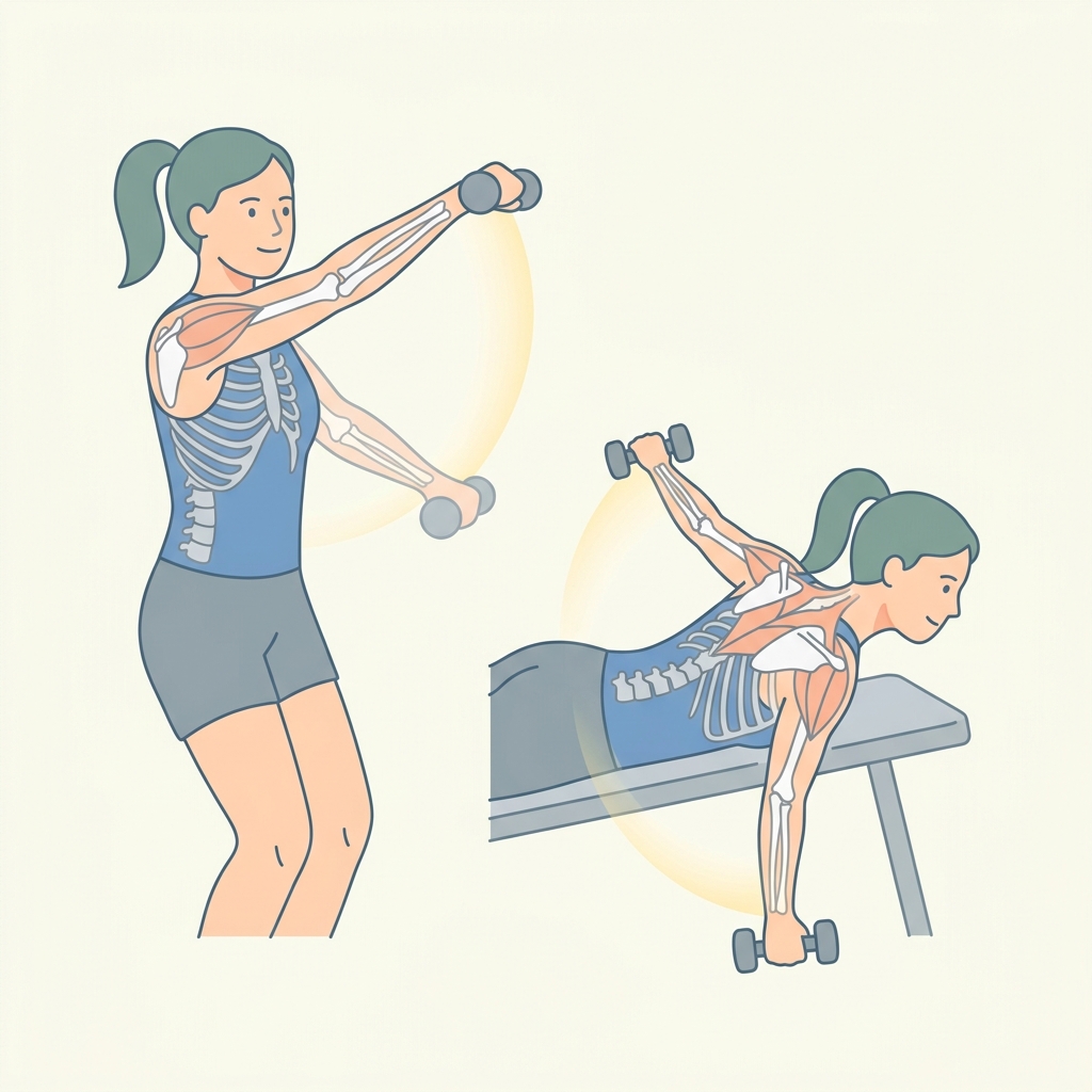 Dumbbell Progressions: Scaption and Prone Horizontal Abduction (Phase 2) Exercises