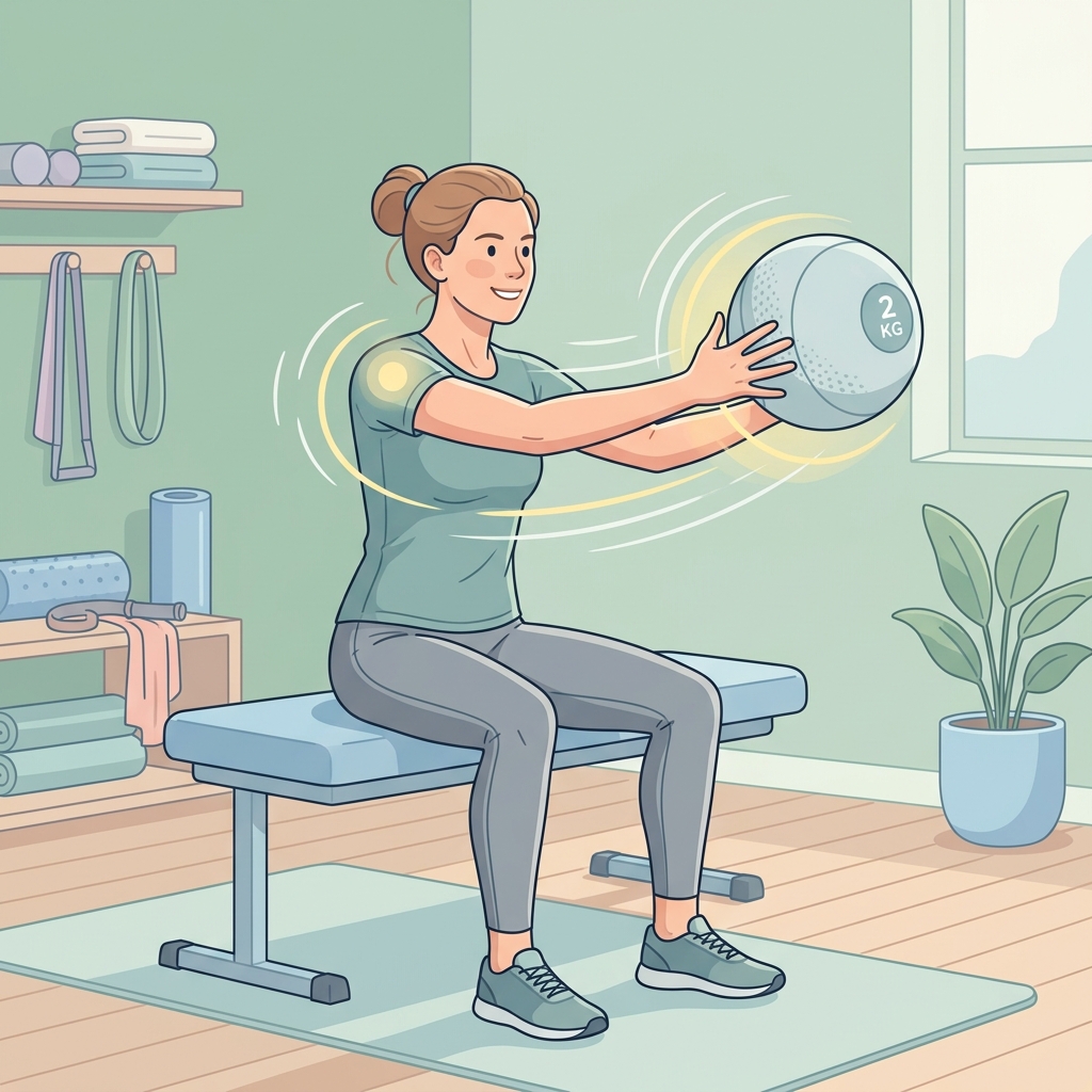 Medicine Ball Deceleration Drills (Phase 3)