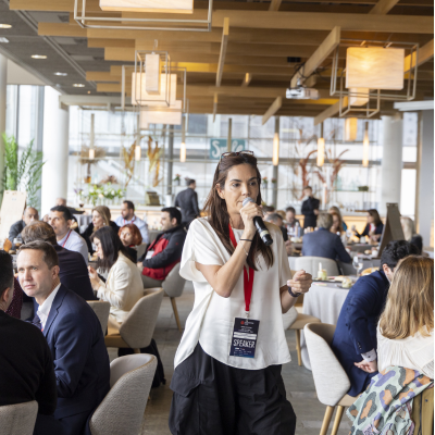 Speed-matching lunch at Ecosystems 2030's summit