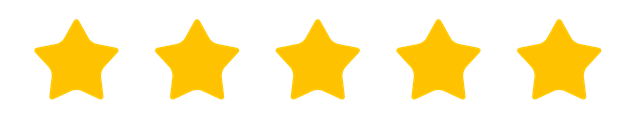 5 yellow 5-branch stars