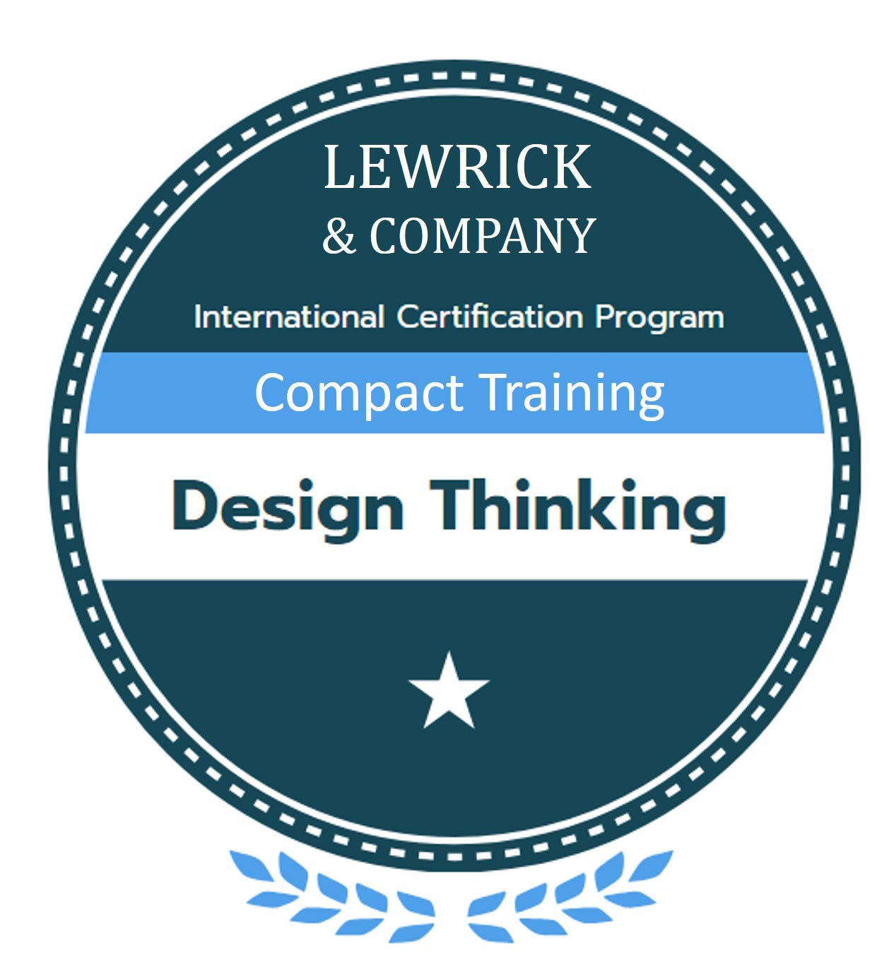 Certification program badge for Lewrick & Company