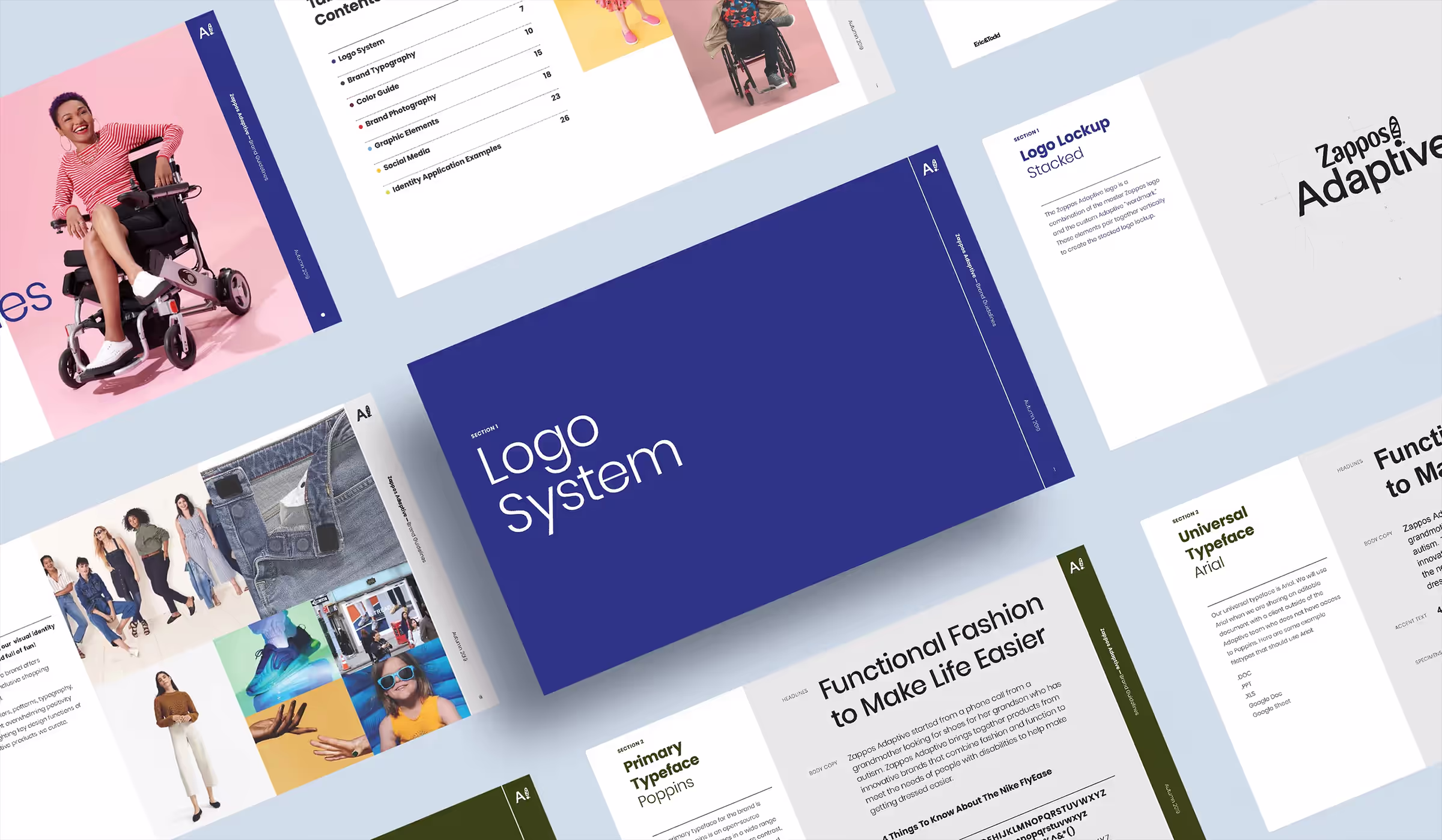 Brand identity design mockup