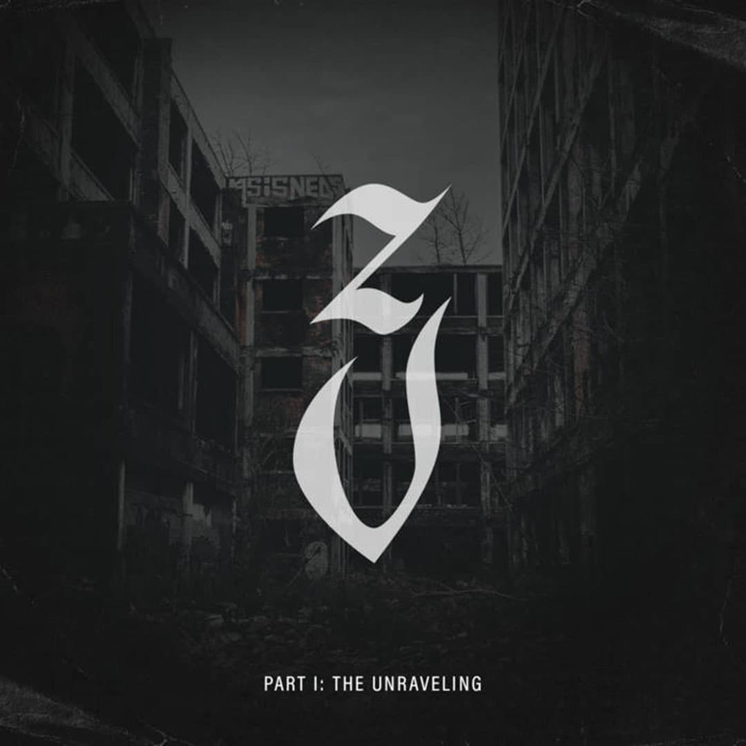 Zeroaddone "Part I: The Unraveling" cover art: a stylized Z logo over a photo of a dark, abandoned building.
