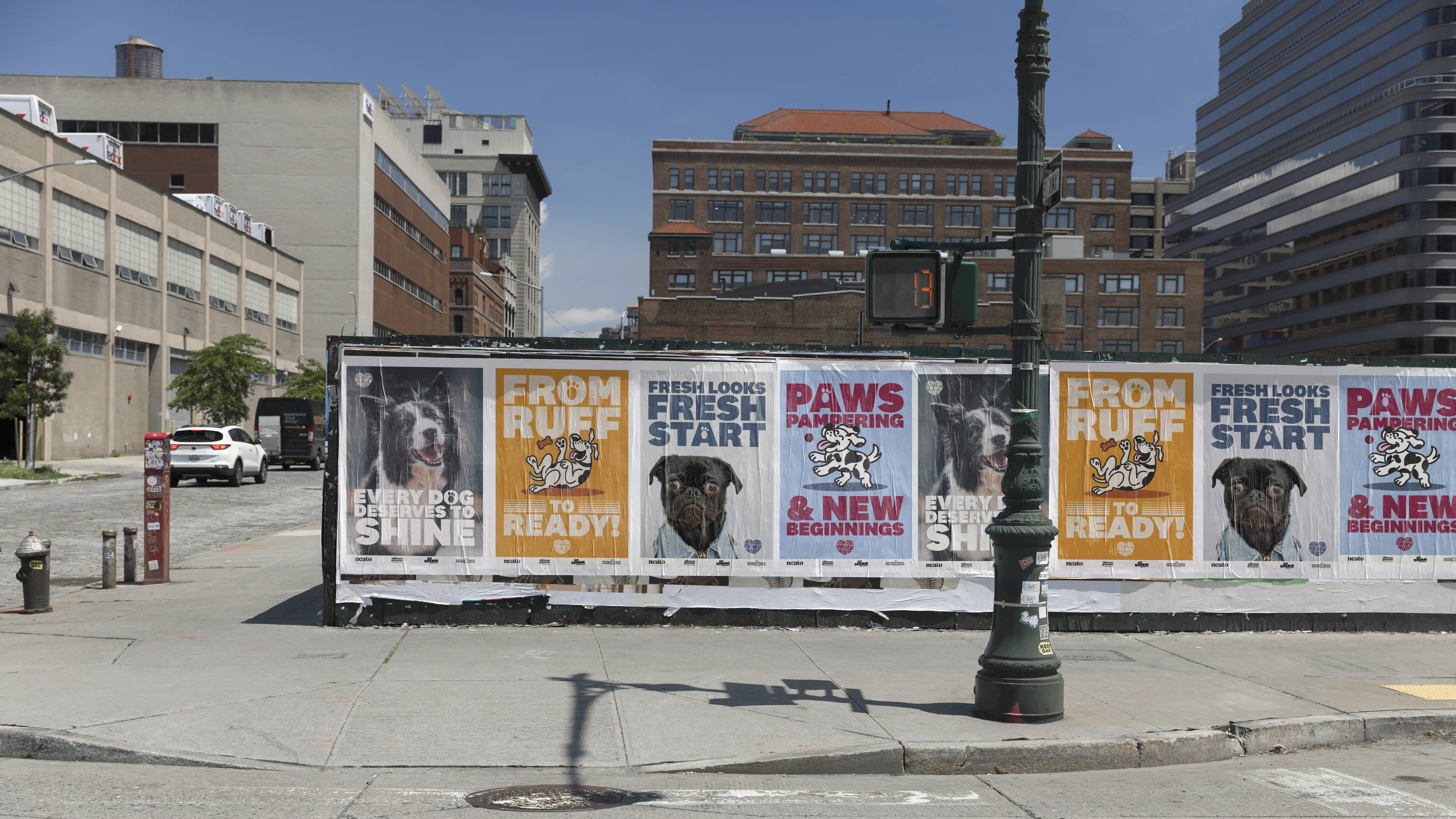 Fresh Start for New Hearts Pet Adoption Campaign OOH Collateral