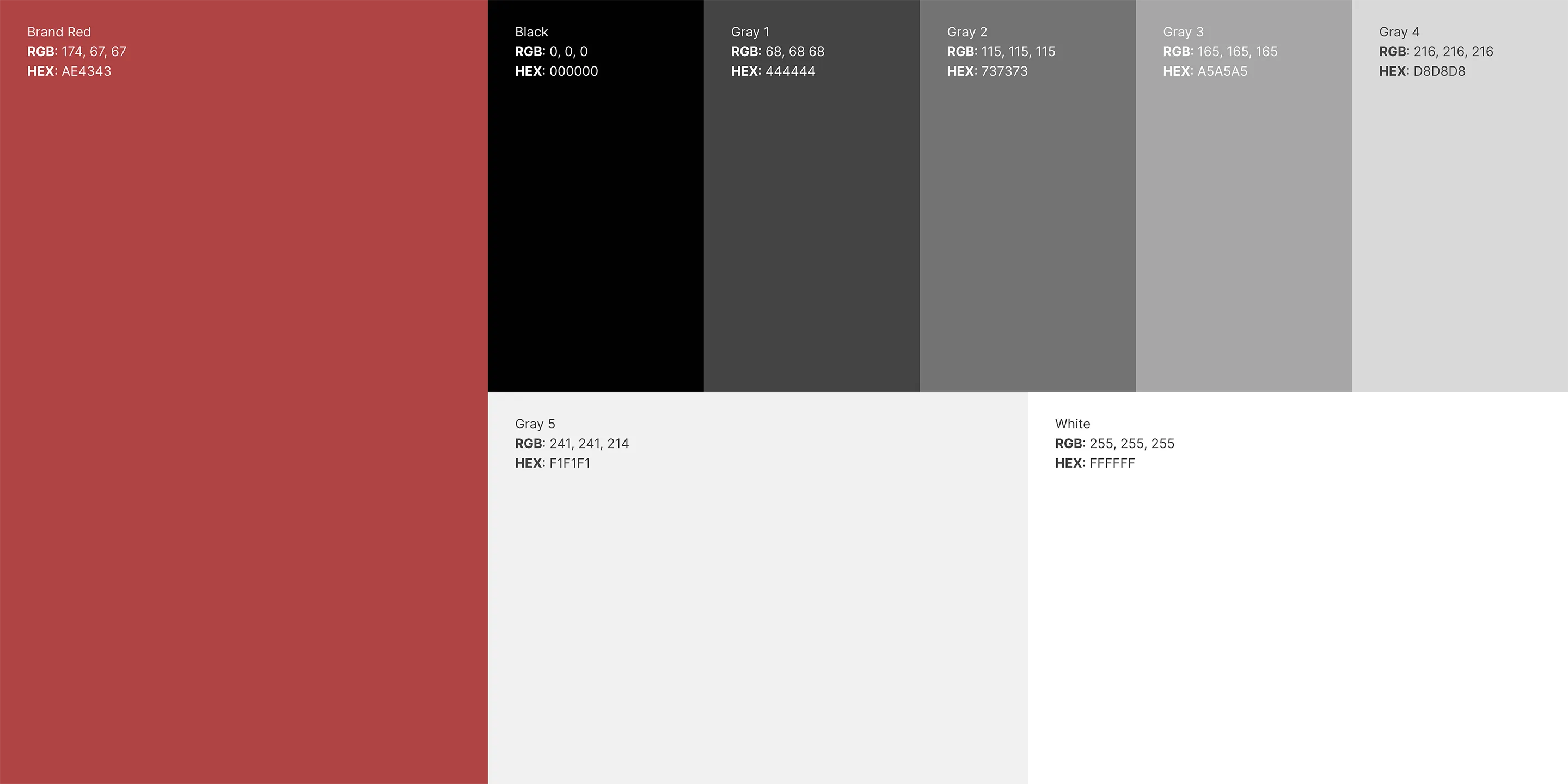 Color palette grid for 6PM.com showing a multitude of colors with RGB and HEX values.
