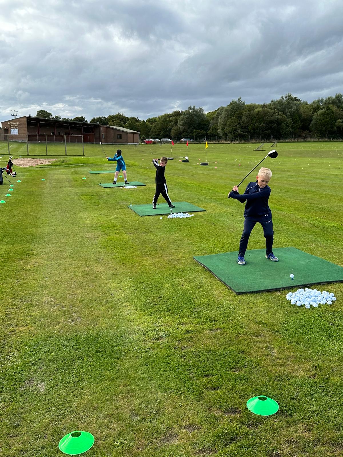 Junior golf coaching at Berryhill
