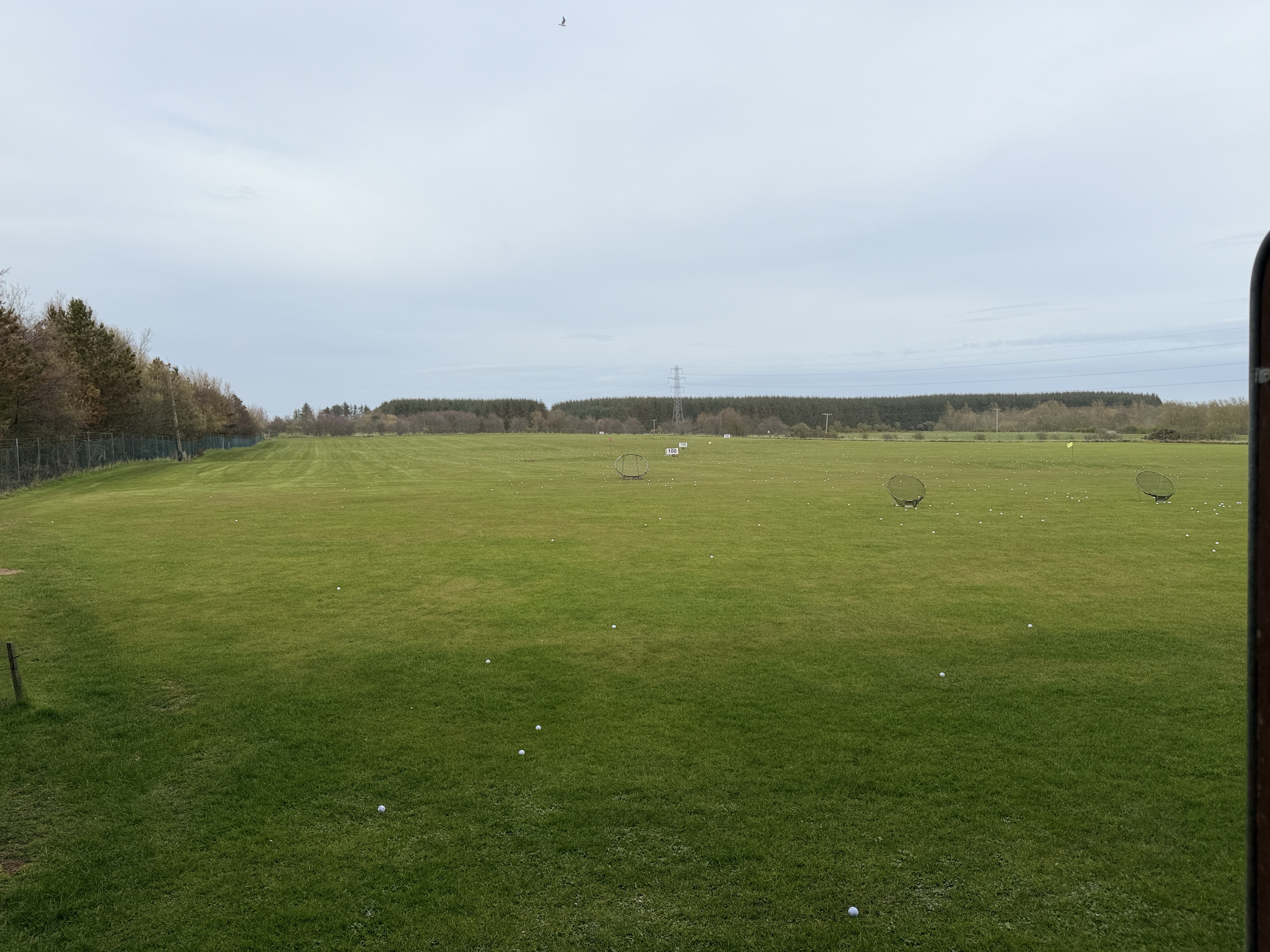Golf driving range facilities at Berryhill Peterhead Aberdeenshire