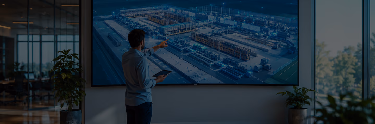 Baner usługi SAP Digital Manufacturing – łączenie shop floor z top floor i cyfryzacja operacji produkcyjnych