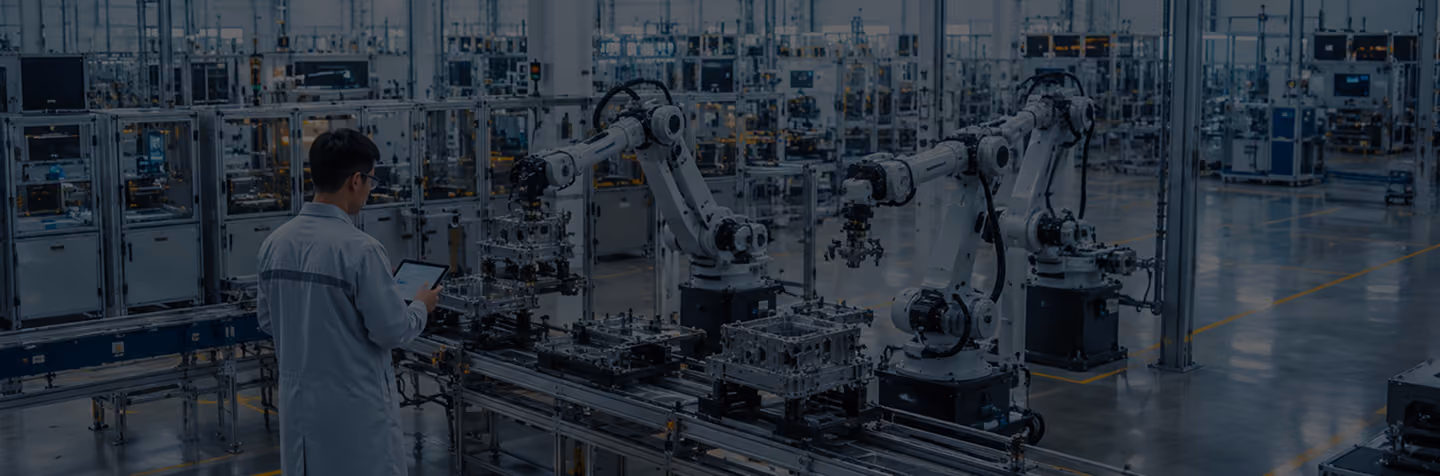 Baner usługi Paperless manufacturing & logistic – cyfryzacja obiegu informacji w produkcji i logistyce