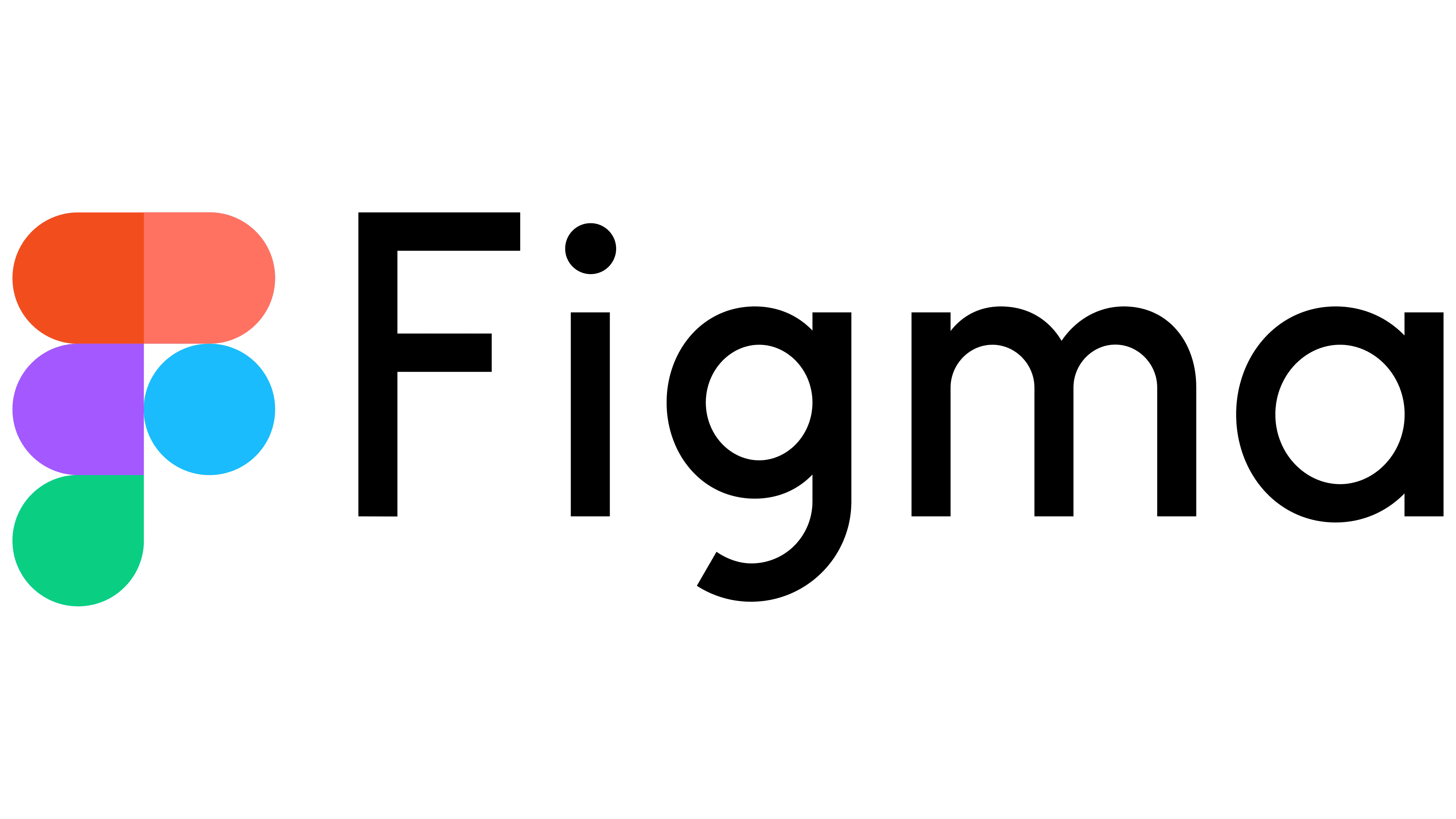 Figma logo with multicolored shapes forming an F next to the text 'figma'.