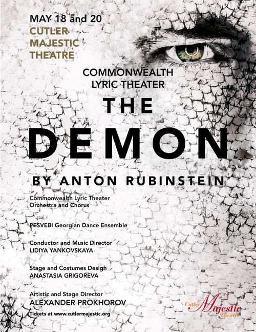 Poster for The Demon by Anton Rubinstein