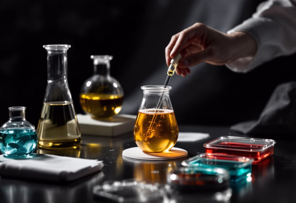 image of science experiment