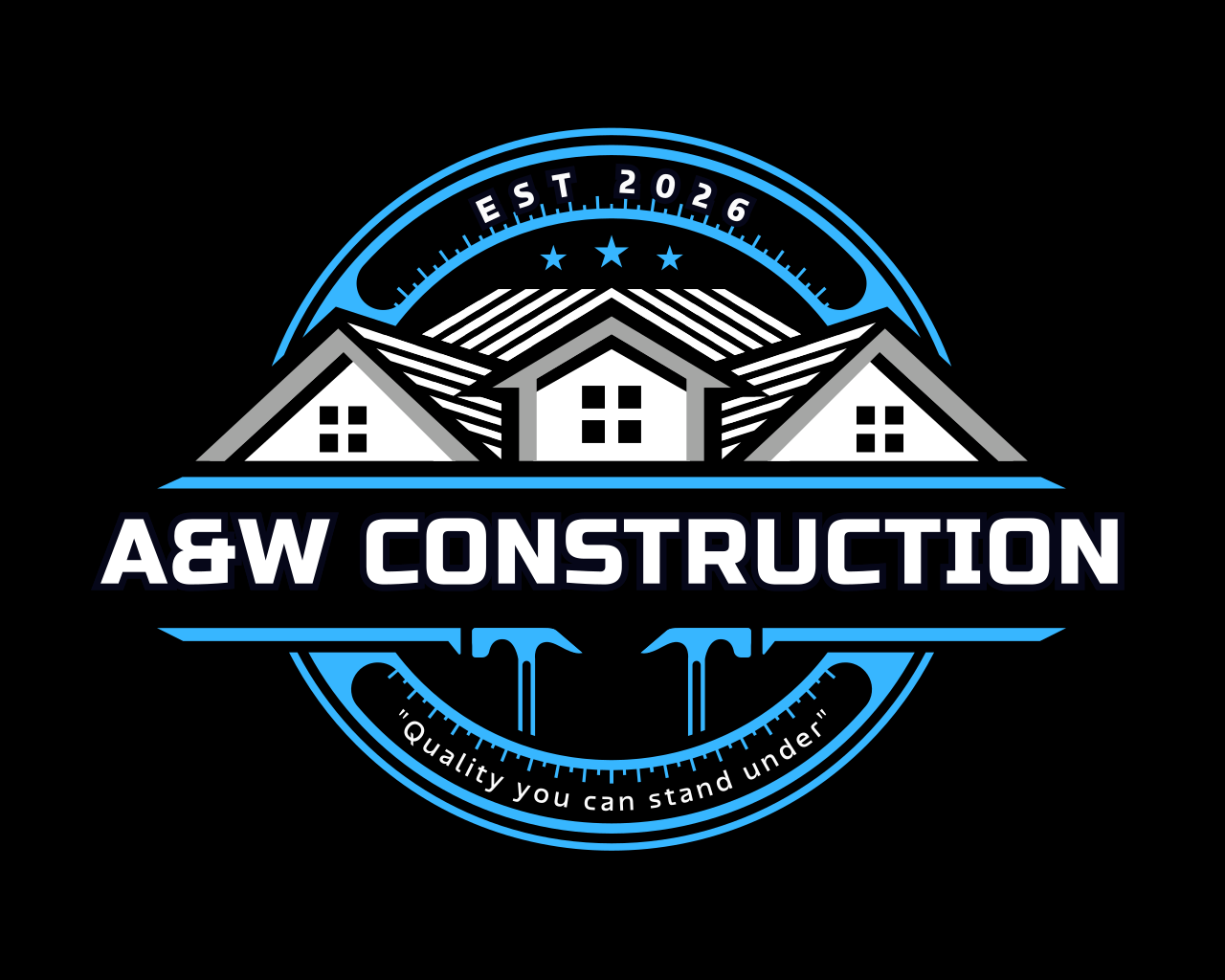 A&W Construction Logo