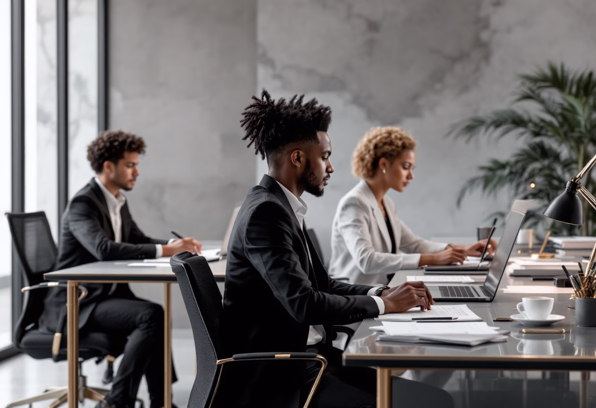 image of accountants in action