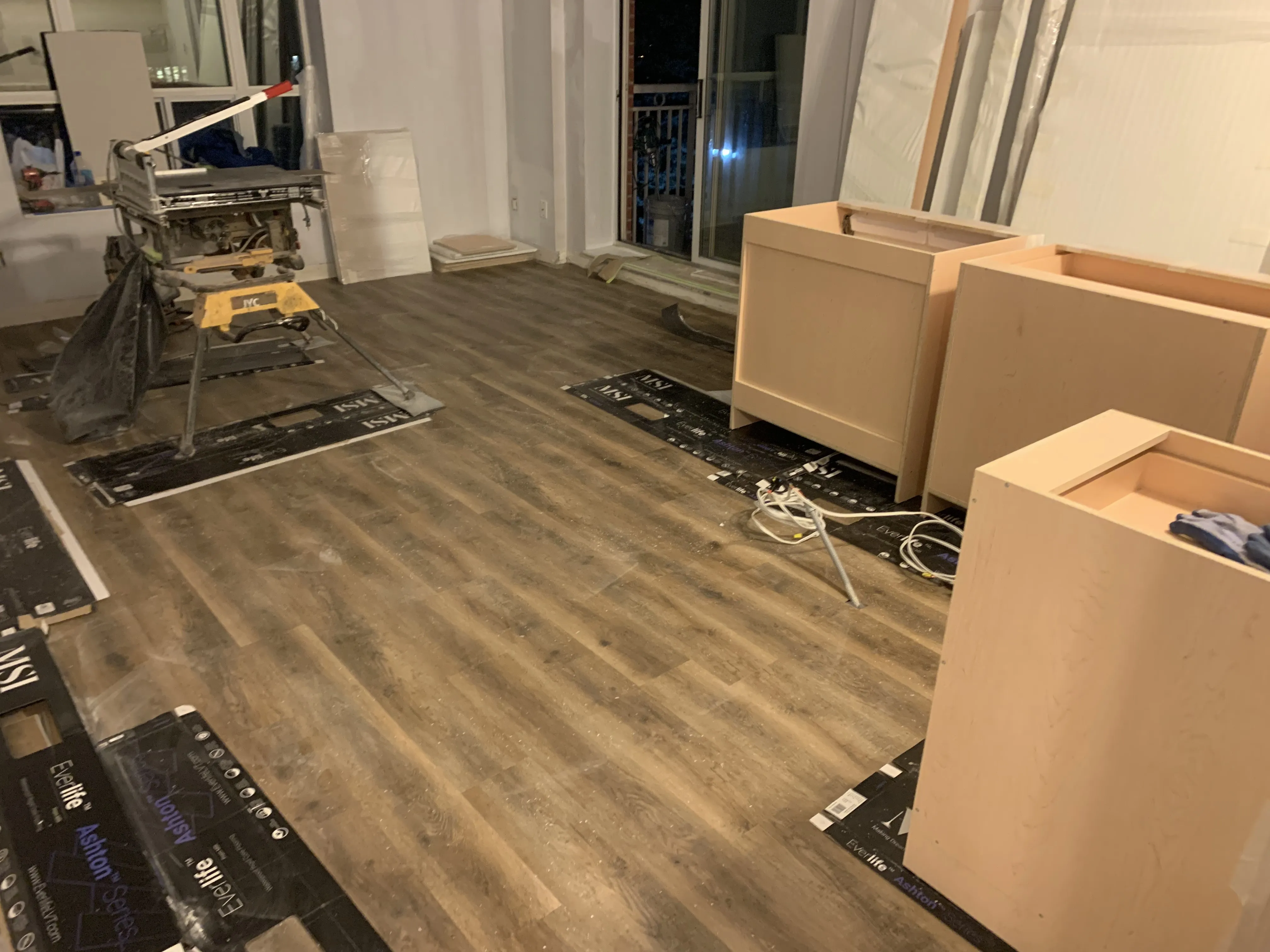 New flooring installed during a fast commercial unit refresh for a GTA landlord