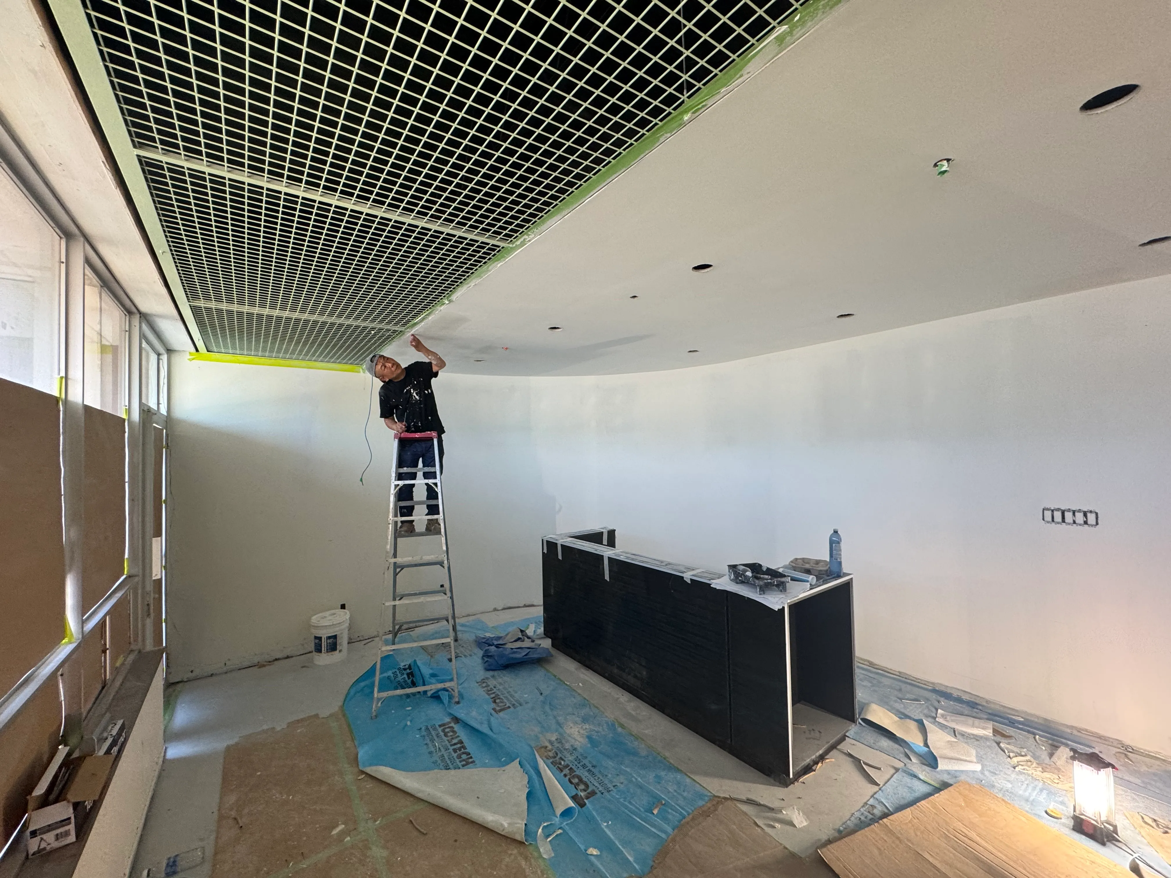 Buildup Contracting team on site during a large commercial build-out in Toronto