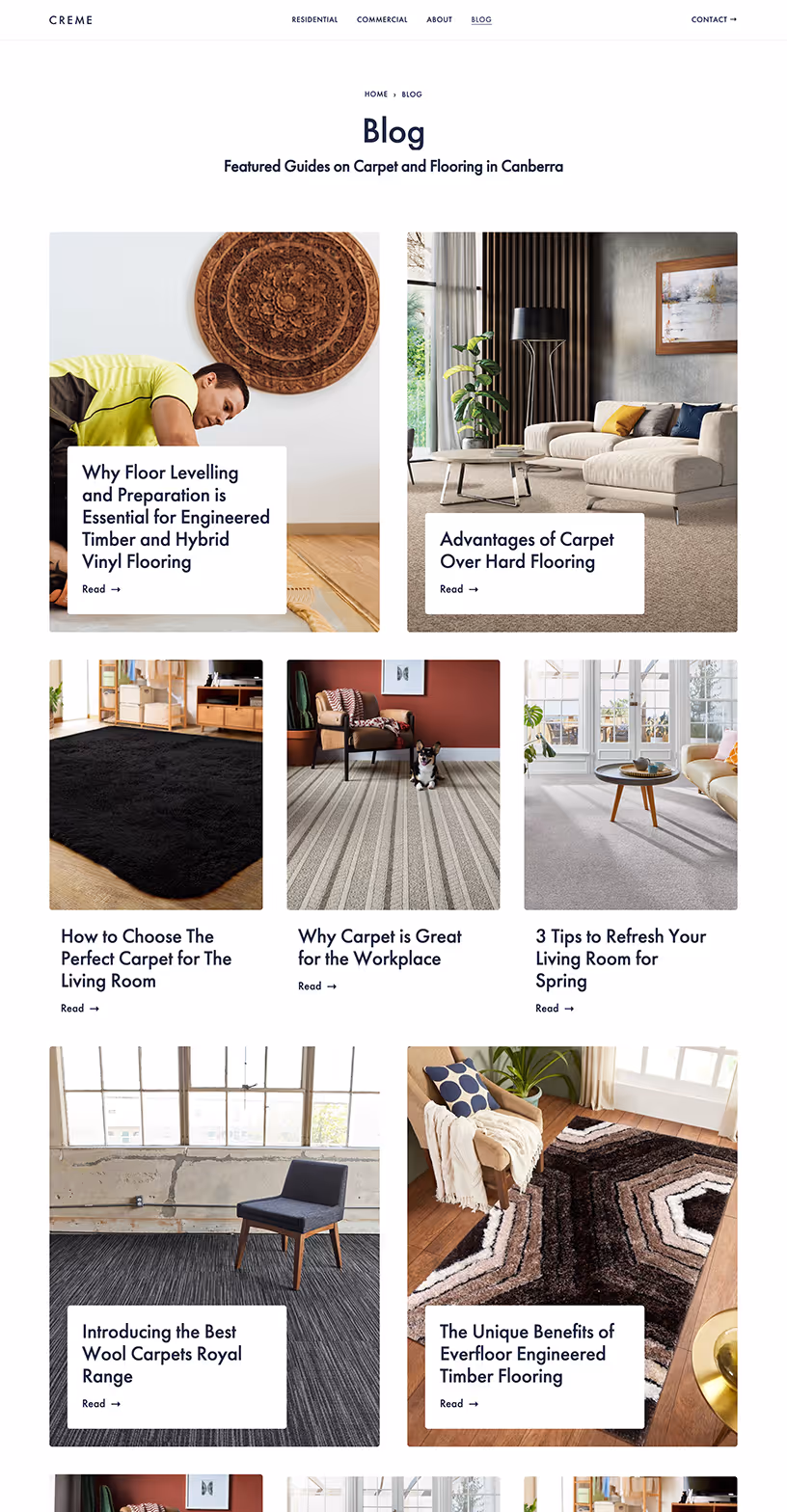 Creme Carpets
