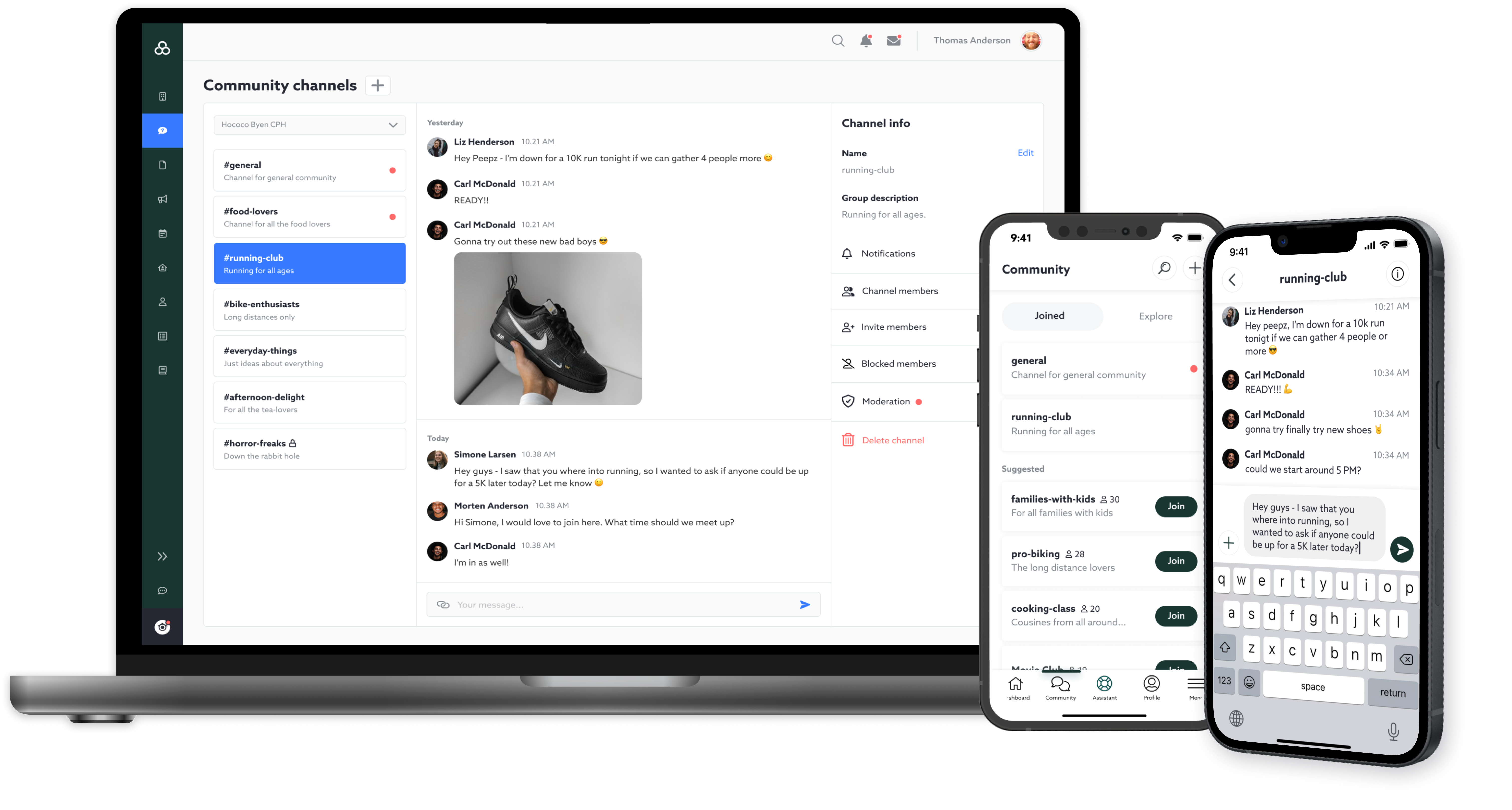 Community Channels are part of Hococo's digital tenant experiene